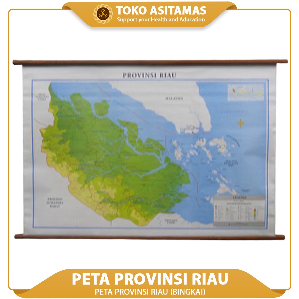 Map Of Riau Province (Frame) | Shopee Philippines