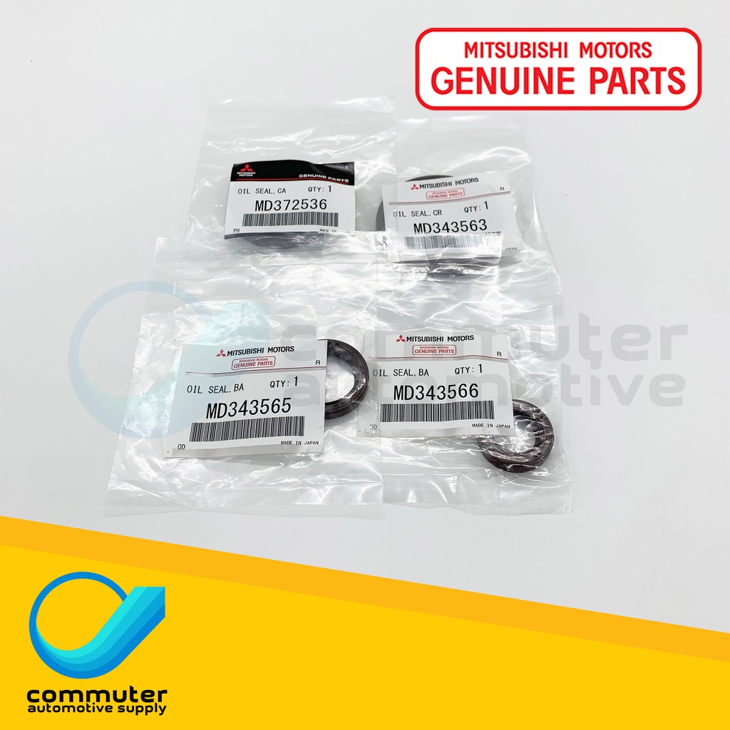 Genuine Mitsubishi Oil Cooler Seal & Gasket Set - Fits 3000GT, Montero, Mighty Max, Eclipse