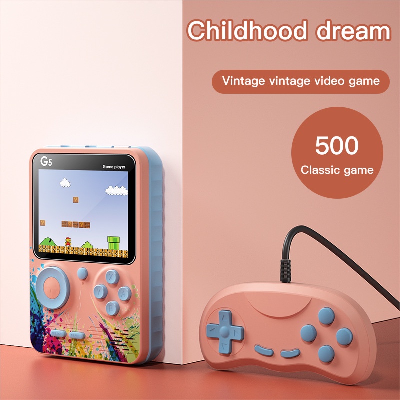 Ready stock G5 handheld game console 500 in 1 nostalgic game console ...