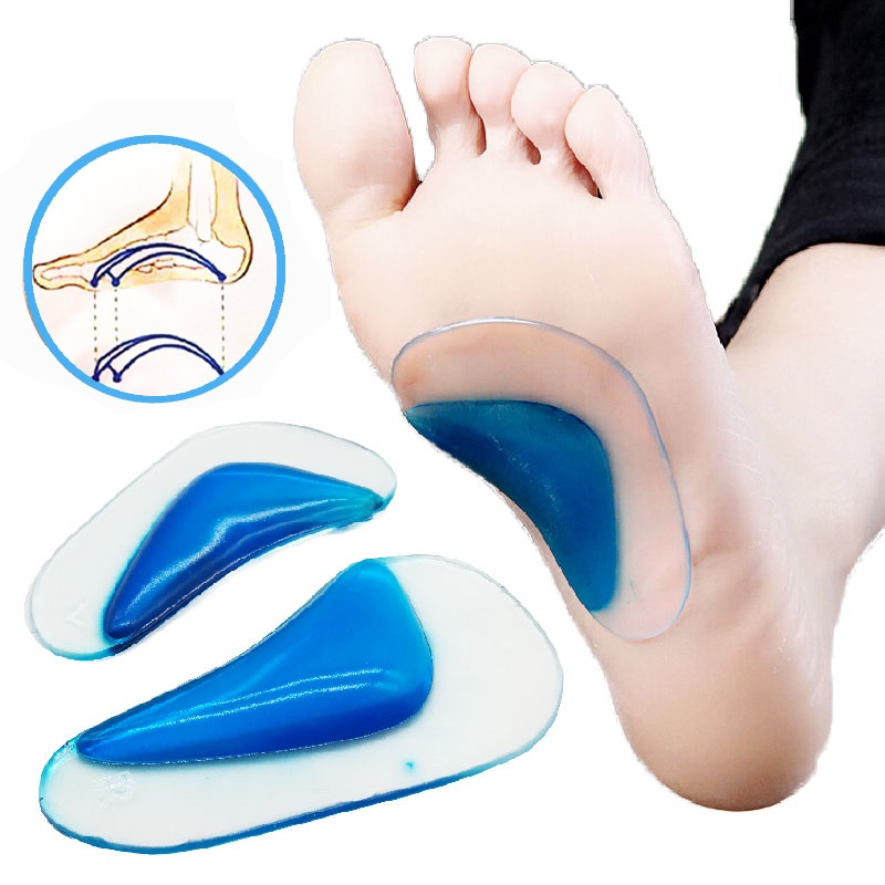 Kids Orthotic Insole Arch Support Silicone Children Insole Flat Foot  Flatfoot Corrector Cushion Insert Gel orthopedic