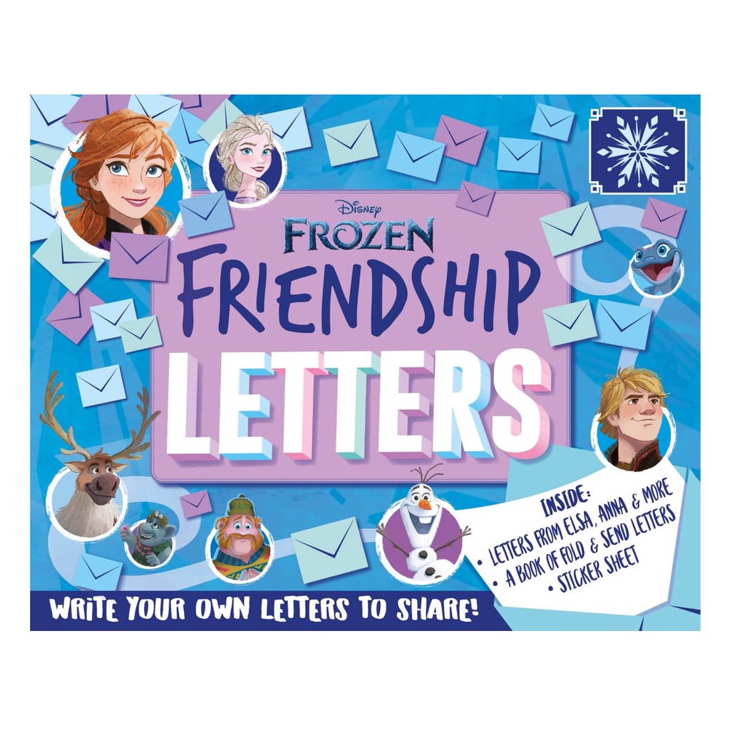 Disney Frozen Friendship Book With Letters From Anna & Elsa Emoji ...