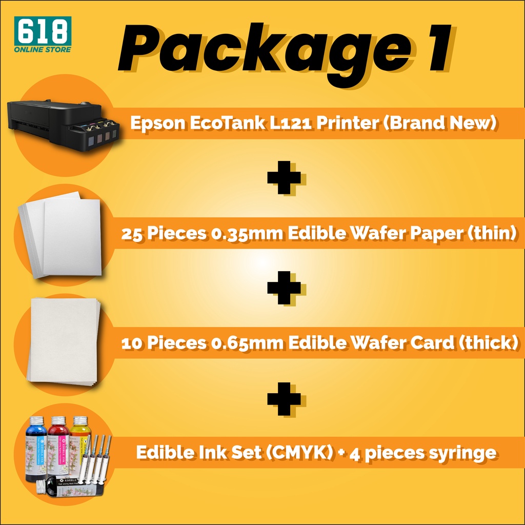 Edible Printing Package Edible Printer Edible Ink Edible Paper