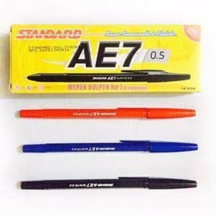 Pulpen STANDARD AE7 / BALLPOINT STANDARD AE7 / Red PULPEN / Blue PULPEN ...