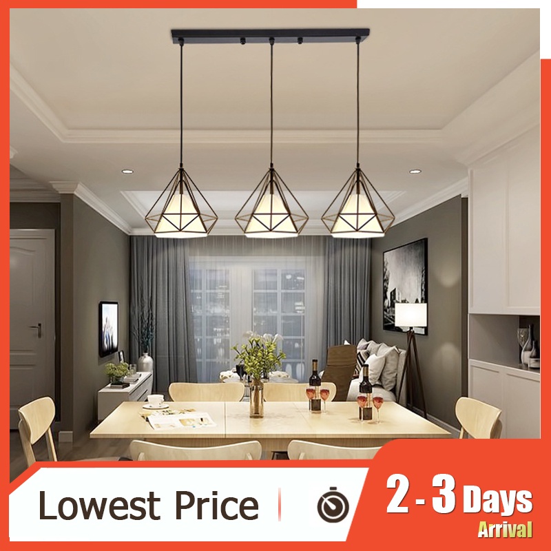 Minimalist Personality Retro Pendant Lights Living Room ceiling Restaurant  Vintage Lamp Chandelier