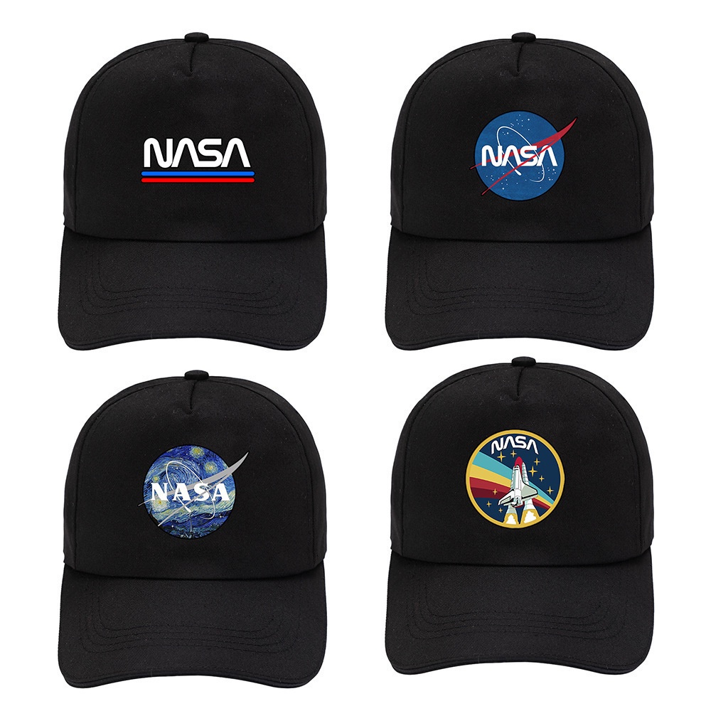 Foreign Trade Cross-Border NASA Astronaut Merchandise Black Peaked Cap ...
