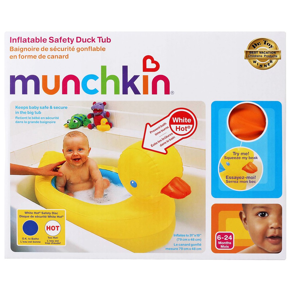 Inflatable duck clearance tub munchkin