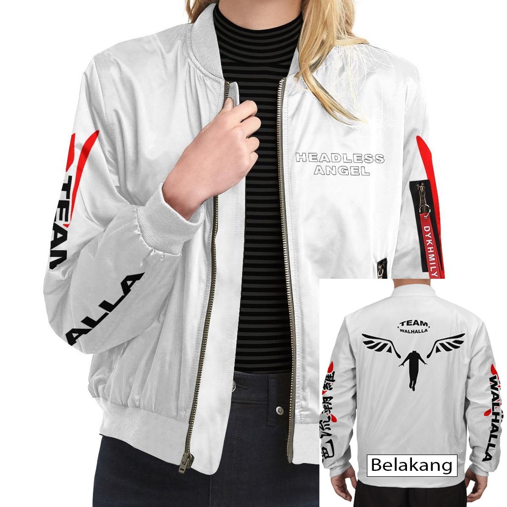 Valhalla Bomber Jacket Tokyo Revengers Valhalla Mike manjiro Bomber
