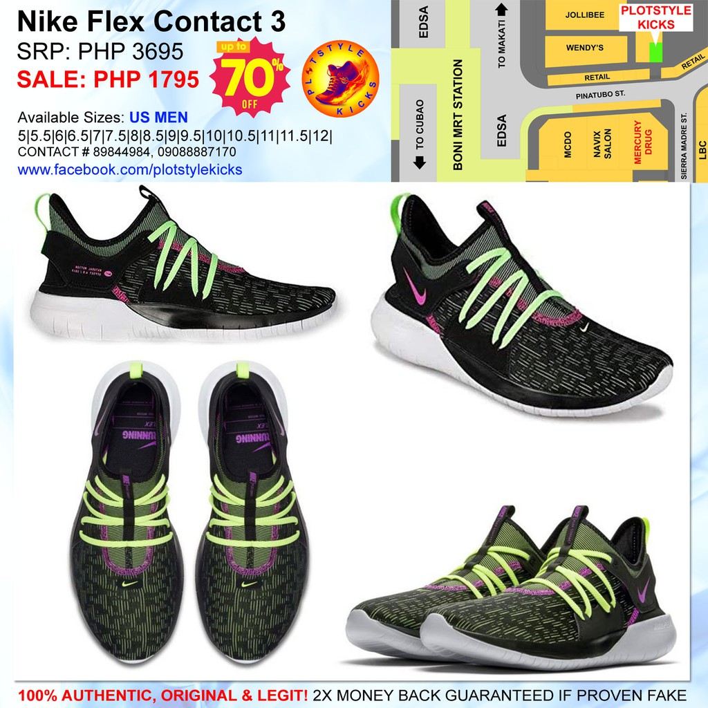 Nike flex hot sale contact 3