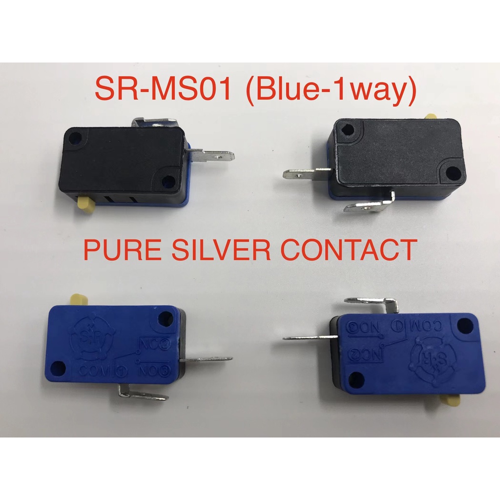 High Quality Micro Switch (Blue-1way) Pure Silver Contact SR-MS01 ms01 ...