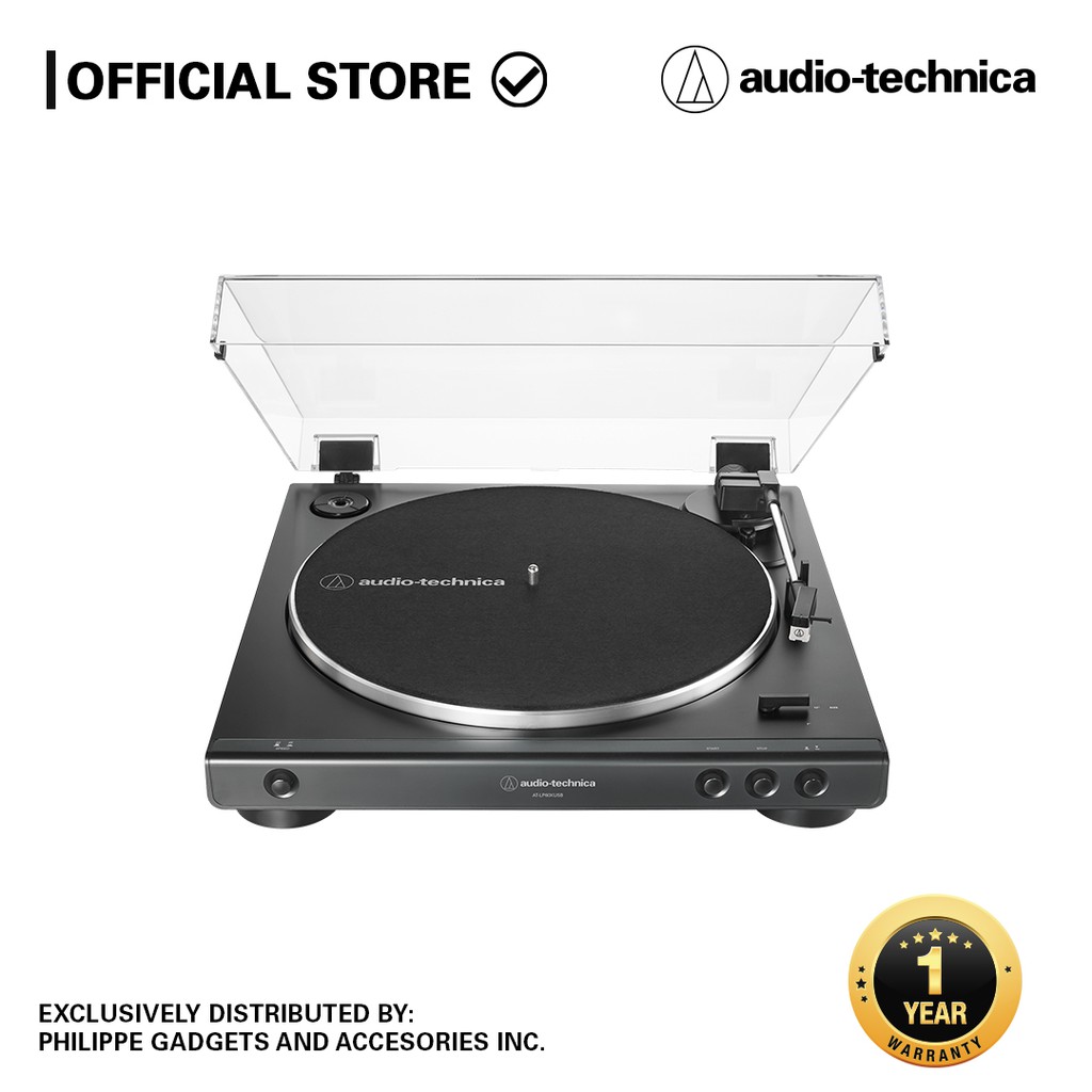 AudioTechnica ATLP60XUSB Fully Automatic BeltDrive Turntable (USB