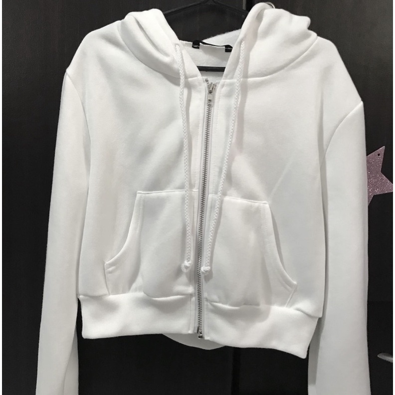 Shein white clearance jacket