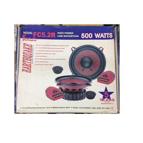 EARTHQUAKE FC5.2R Component Speaker System Shopee Philippines