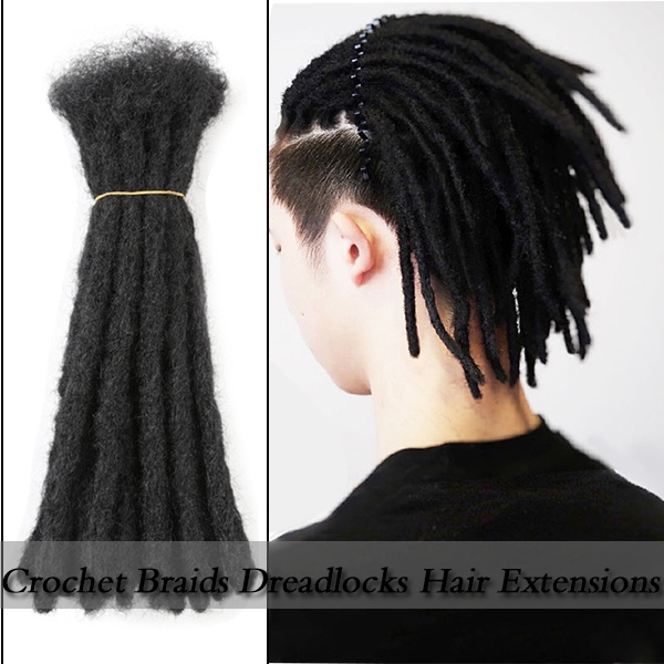 20CM Crochet Braids Dreadlocks Natural Afro Hair Extensions Soft ...