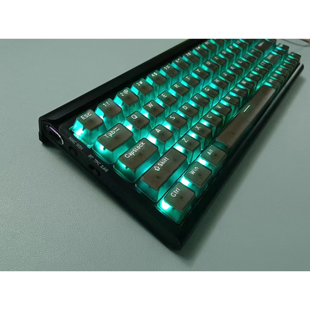 Transparent keycap OEM height 132 key ABS material light transmission ...