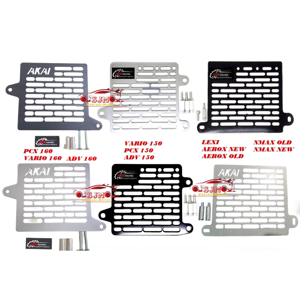 Radiator COVER NMAX-PCX-Advv-VARIO 150-VARIO 125-LEXI-AEROX-PCX 150-PCX ...