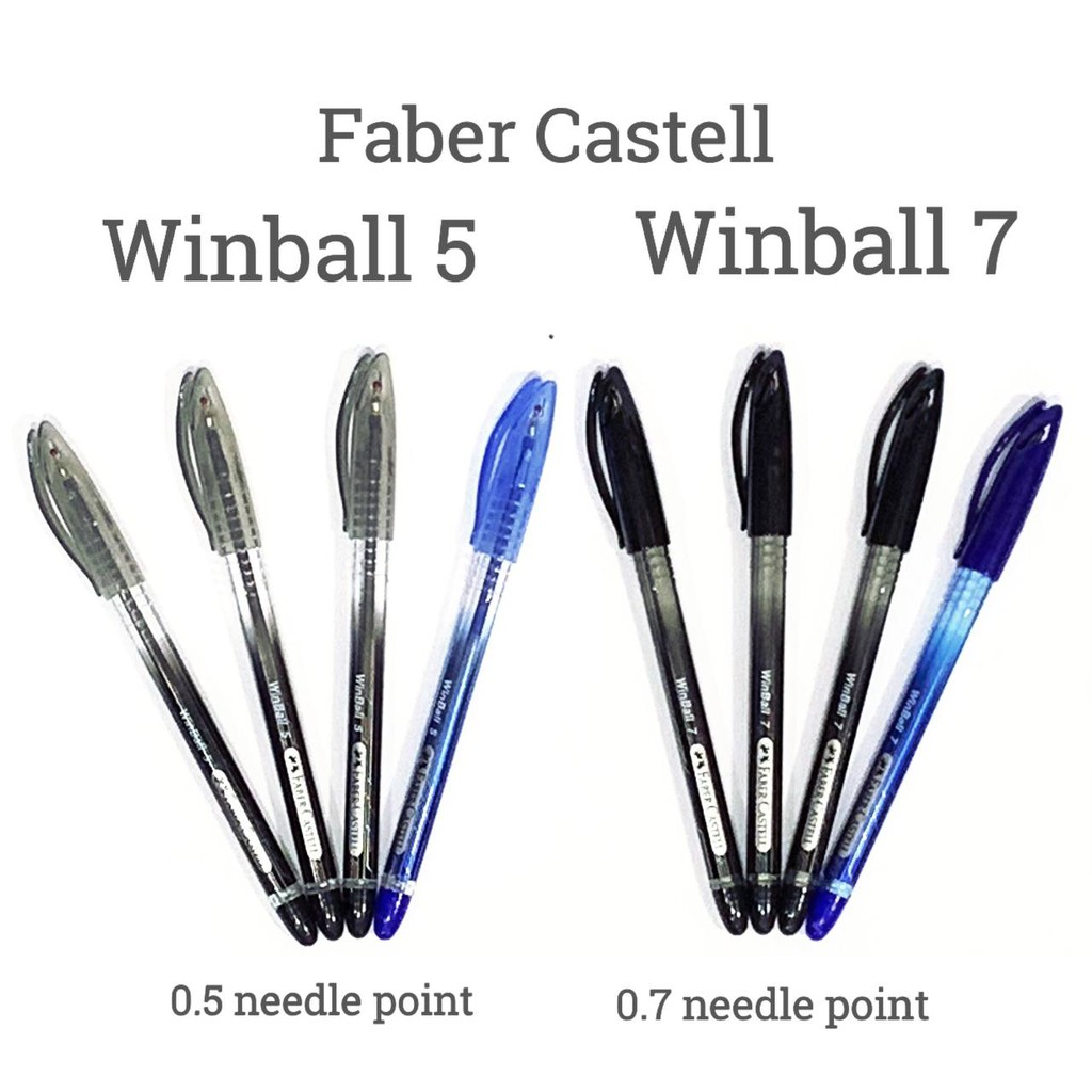 Buy Faber-Castell - Triflow Ball Pen 0.7mm Blister pack of 10 in KSA
