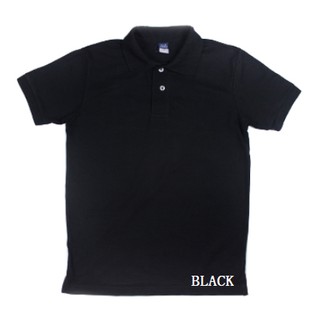 Blue Corner Plain Polo Shirt BLACK Shopee Philippines