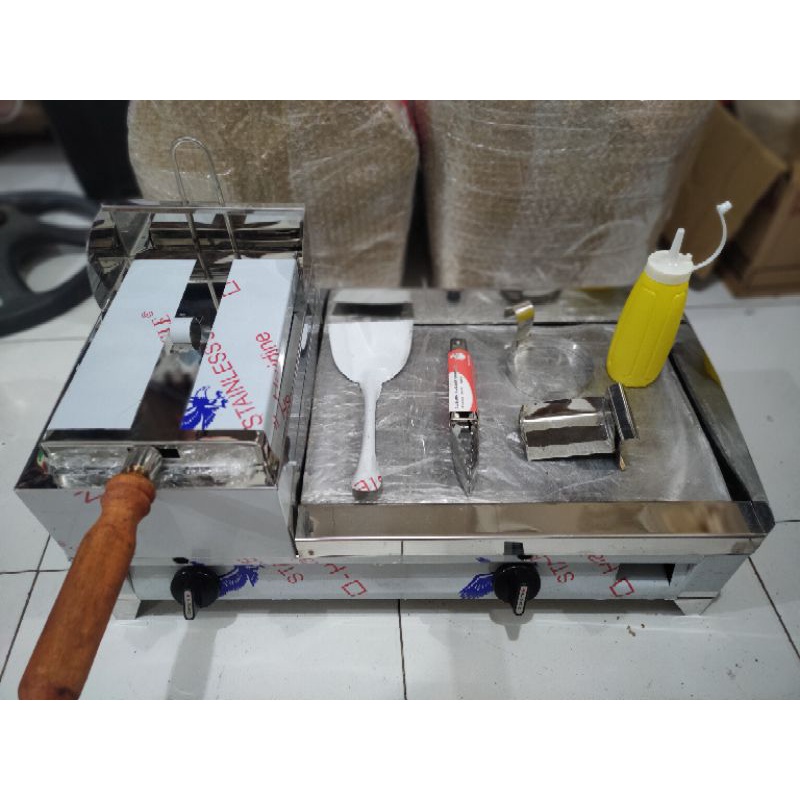 12x14 Stainless 2in1 Burger Grill with Deep Fryer ( Lutuan ng Burger