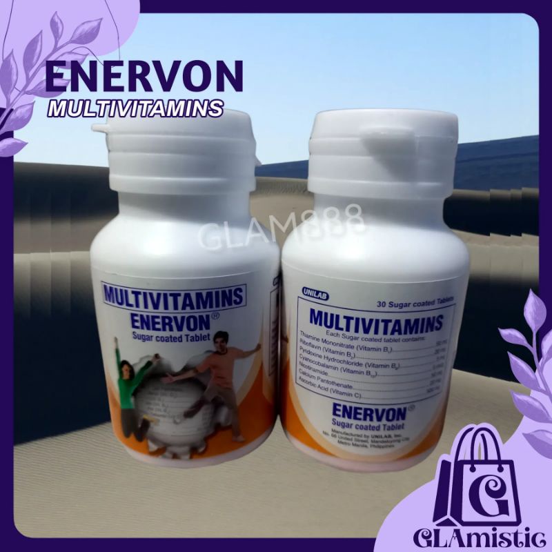 Multivitamins Enervon Sugar Coated Tablet (30tabs) Shopee Philippines