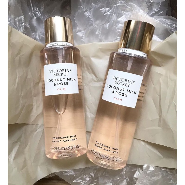 Victoria's Secret Coconut Milk & Rose 250ml Fragrance Mist Shopee