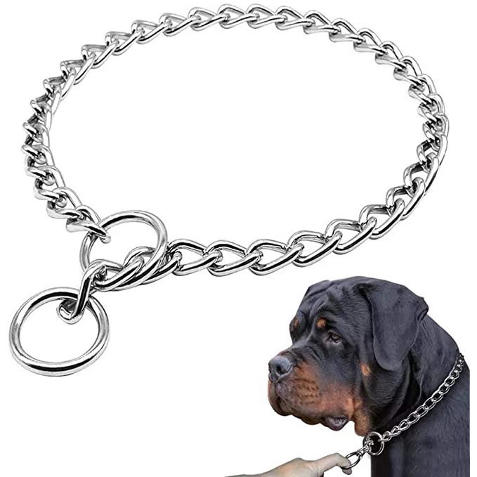 6pcs Heavy Duty Dog Chain Necklace Pet Supplies Metal Dog Chain Choker
