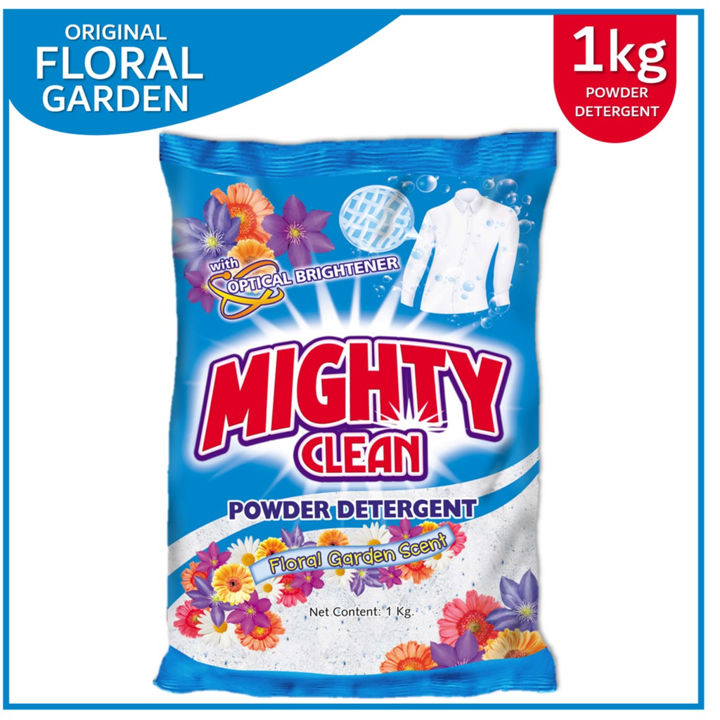 Mighty Clean Detergent Powder Original with Optical Brightener Powder