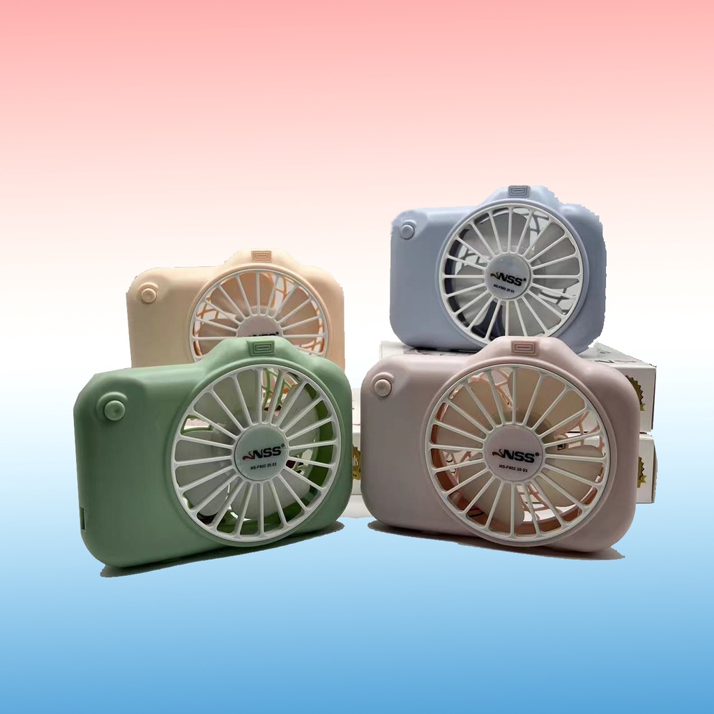 USB Fan Mini Fan Mute 360 Degree Rotation Portable Fan with 2000mAh