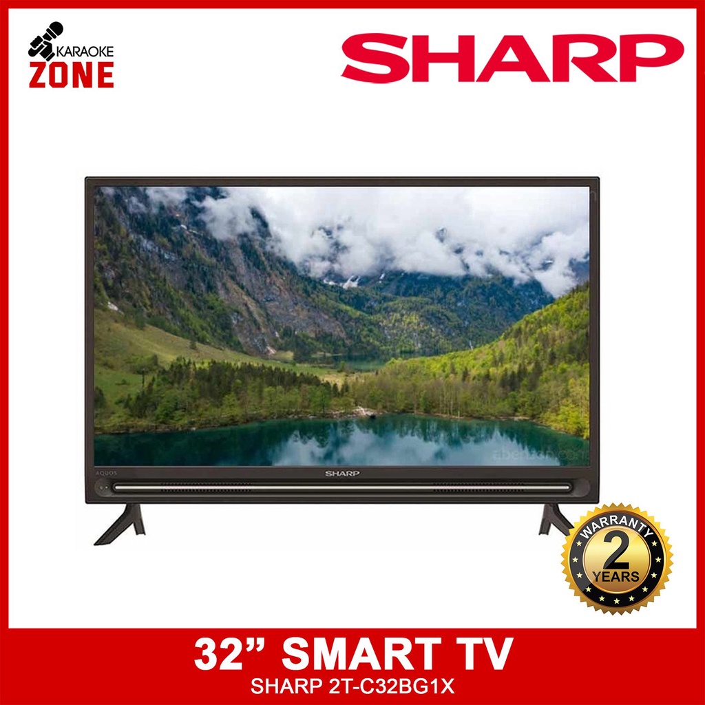 Sharp TV 32 / Sharp 32 inch Android TV with Mic R/C 2TC32BG1X | Shopee ...