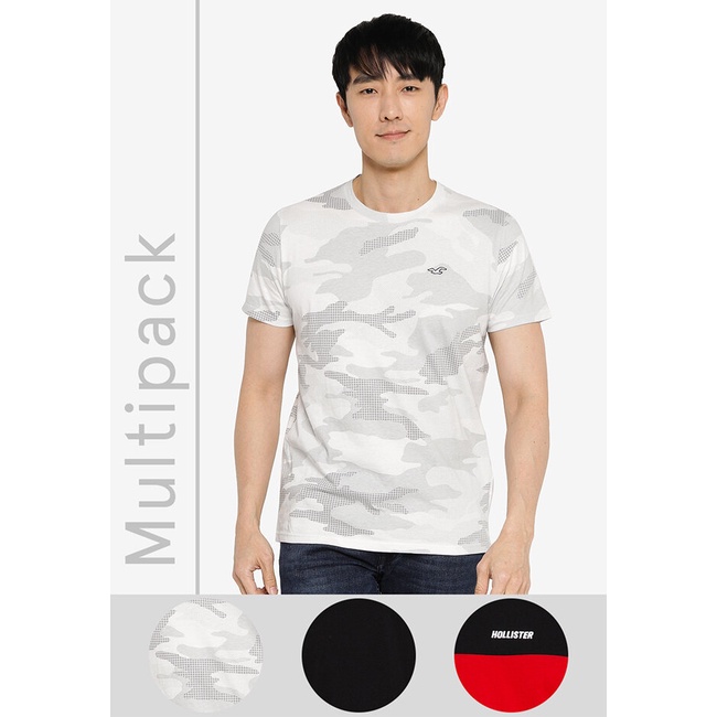 Hollister multipack t shirt sale