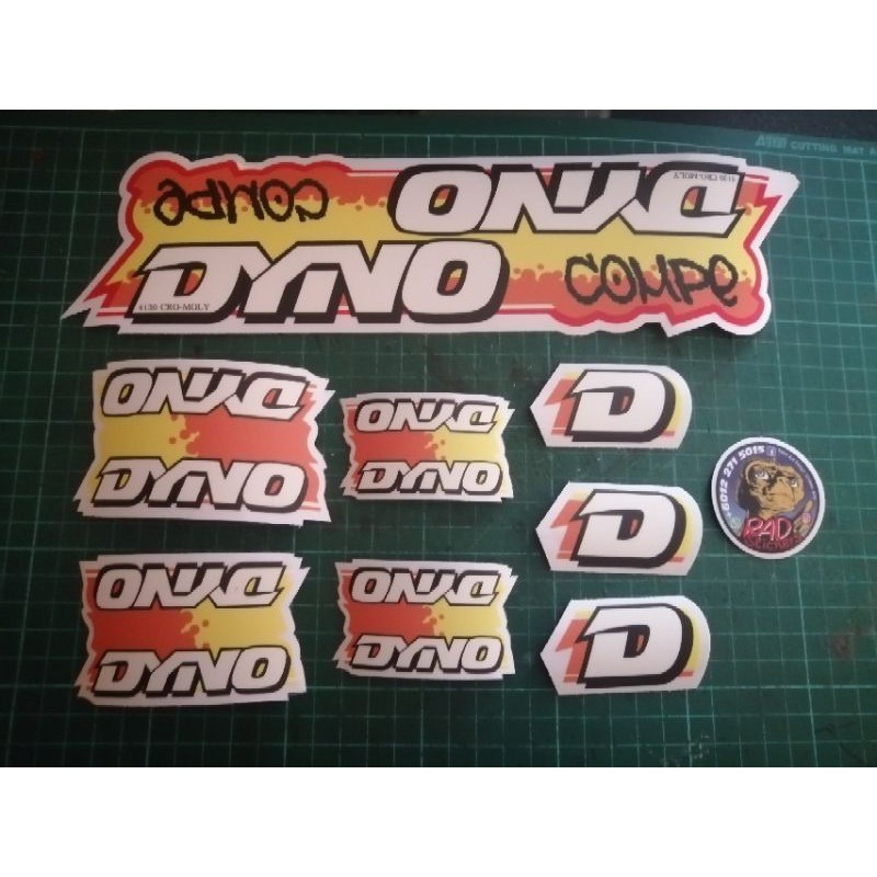 1988 Dyno Compe Old School BMX decals set | Shopee Philippines