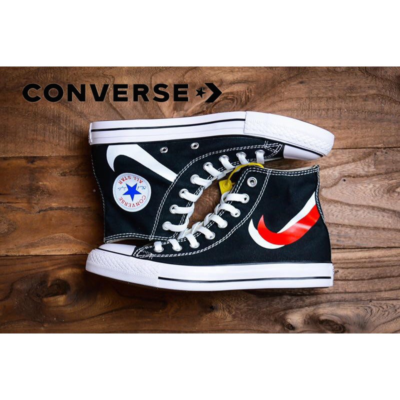 Chuck taylor hot sale nike swoosh