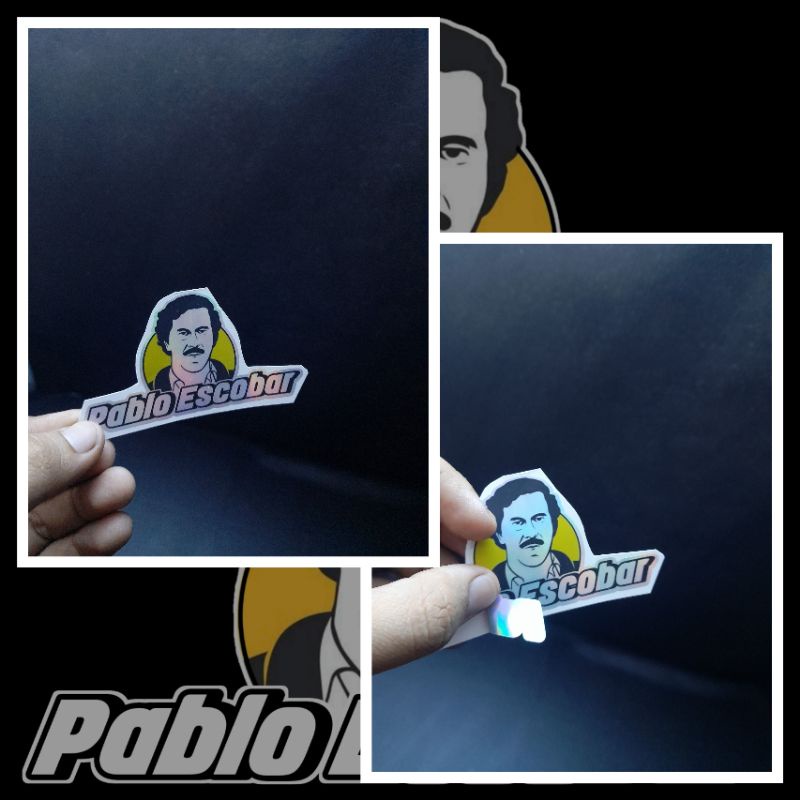 Pablo Escobar Hologram Material Sticker | Shopee Philippines