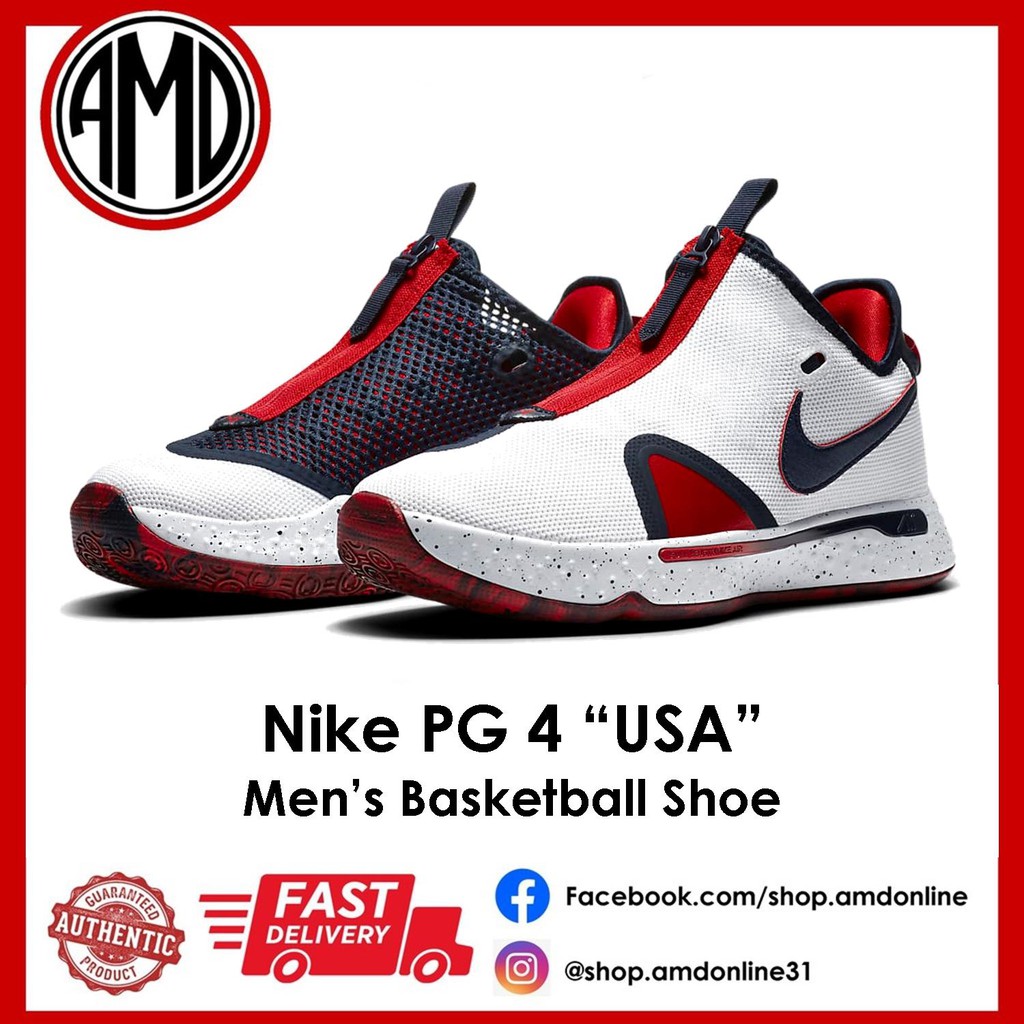 Nike PG 4 'USA' Men's Basketball Shoe Shopee Philippines