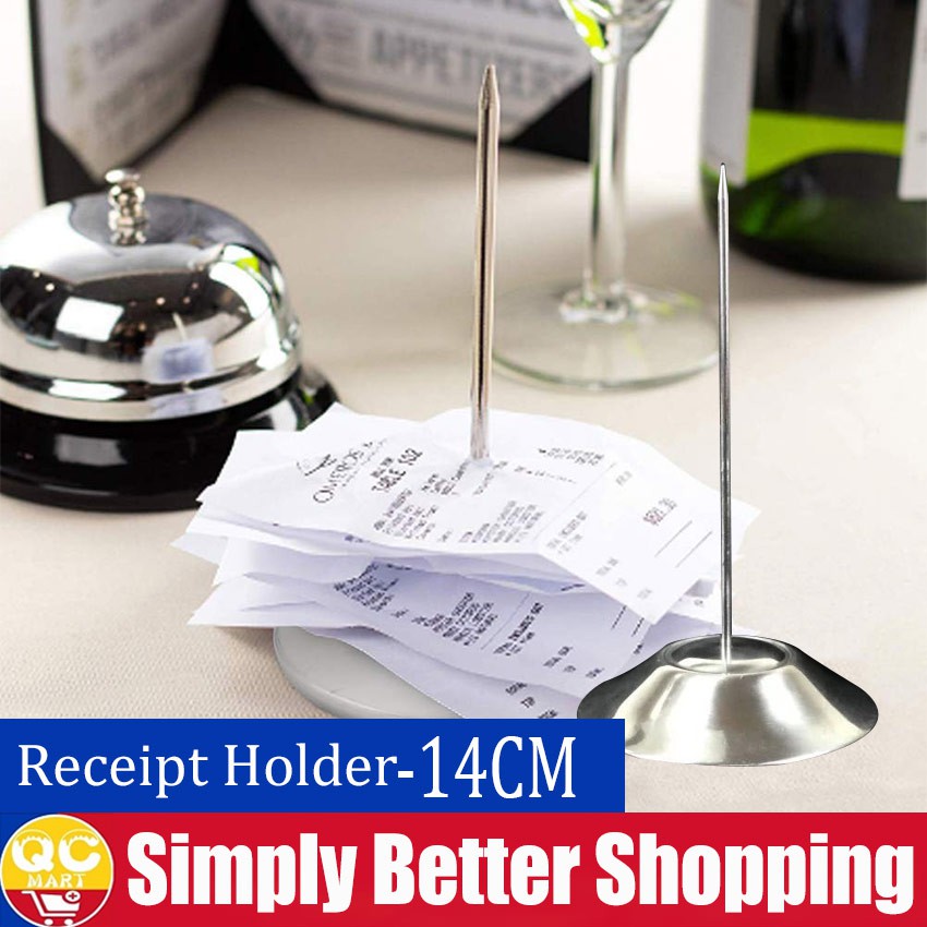 Practical Menu Summons Fork Invoice Document Notes Metal Needle Holder ...