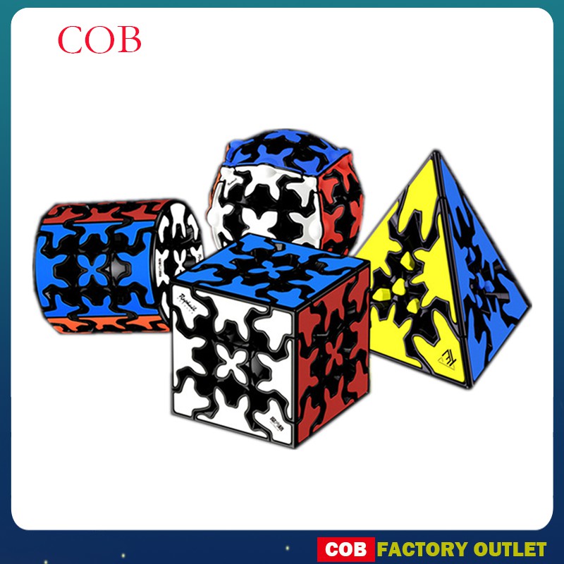 Qiyi Gear Rubik's Cube Rubic Cube Tea Ball Pyramid Cylinder Spherical ...