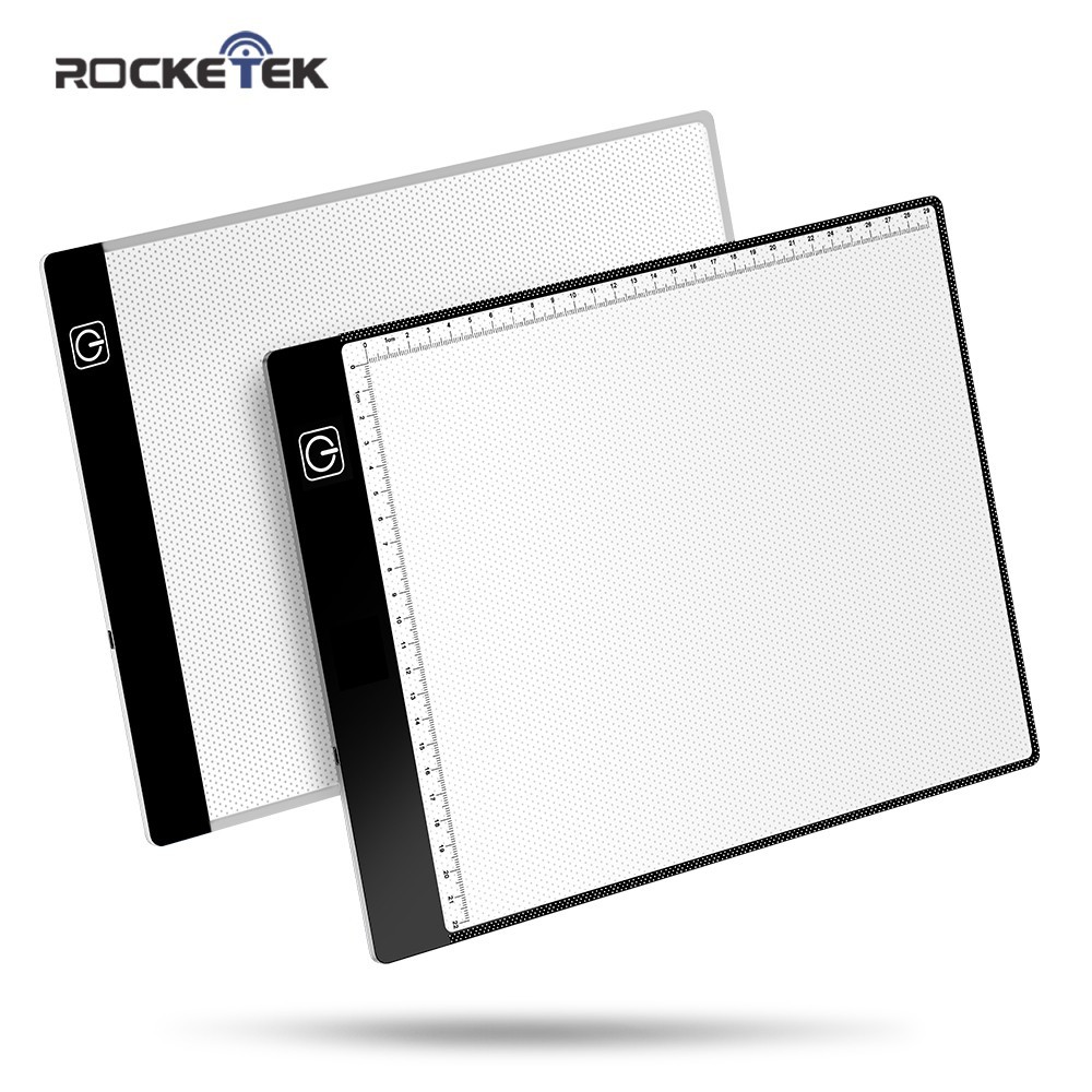 Rocketek A5 A4 LED Drawing Tablet Digital Graphics Pad USB Light Box ...