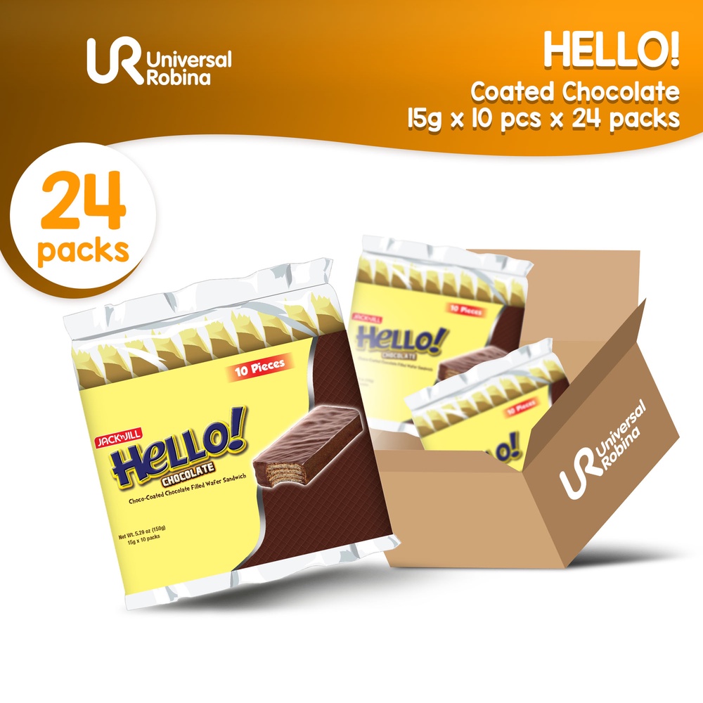 24 x Hello! Coated Chocolate (15g x 10) | Shopee Philippines