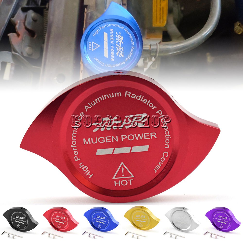 Universal Car MUGEN Power Radiator Cap Cover Fit Aluminum for HONDA ...