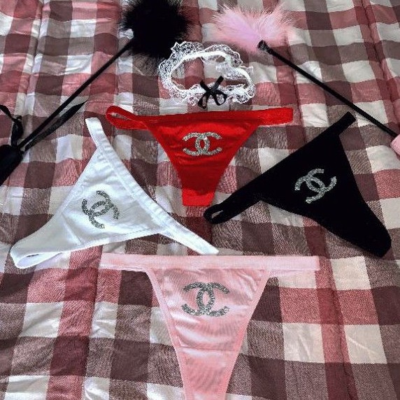 Chanel Undies, Kawaii, Tback Glittered