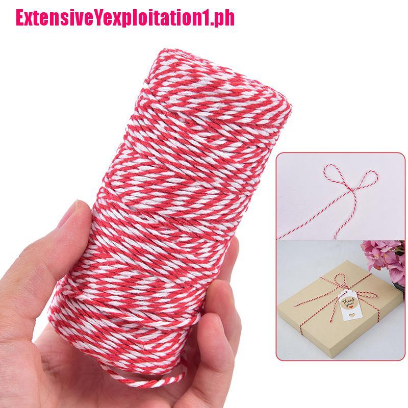 [EPPH]100m/roll Cotton Bakers Twine String Cord Christmas Gift Packing ...