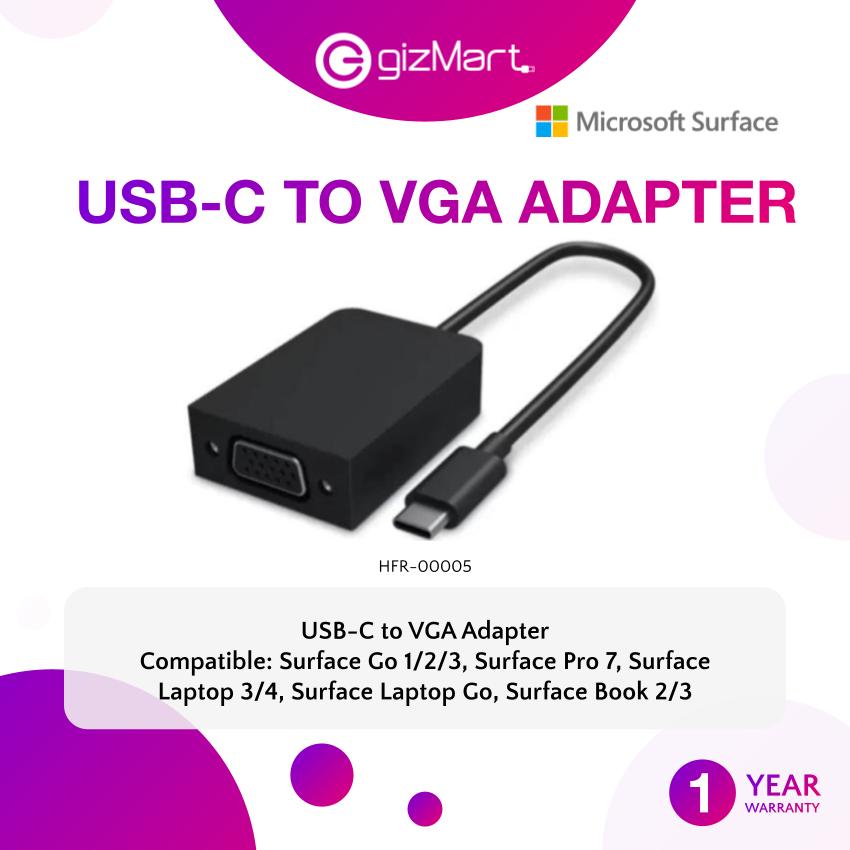 Microsoft Surface USB-C to VGA Adapter (HFR-00005) for Surface Pro 7