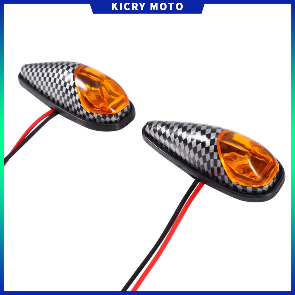 KICRY Motorcycle Indicators High Power LED Mini Indicator Flashing ...