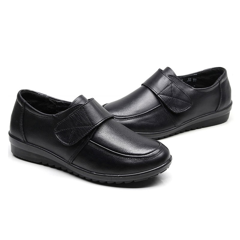 HF black school shoes for young man and women rubber weighty adult ...