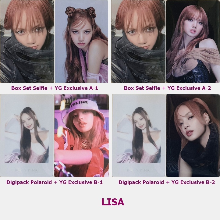 BLACKPINK BORN PINK YG Select Photocard | Shopee Philippines