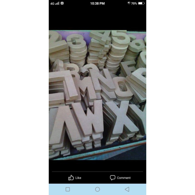 LETTER STANDEE 1.5FT (18inches) | Shopee Philippines