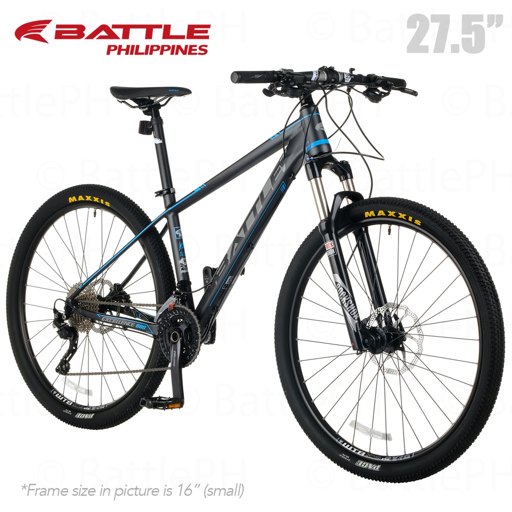 Battle Excellence 880 27.5 Shimano SLX Deore 30 Speed Alloy Mountain Bike Rockshox Suspension Fork Shopee Philippines