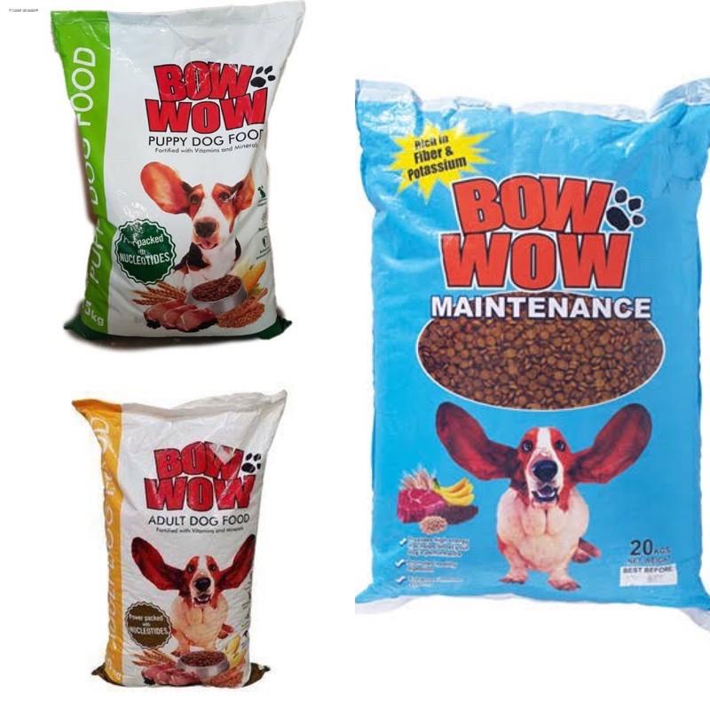 petsdog Bow Wow Dog Food (Puppy, Adult, Maintenance) REPACKED 1 KG Shopee Philippines