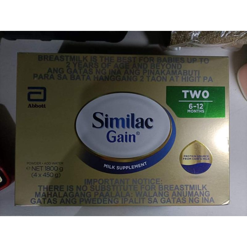 SIMILAC TWO 6-12MOS 1.8KG | Shopee Philippines