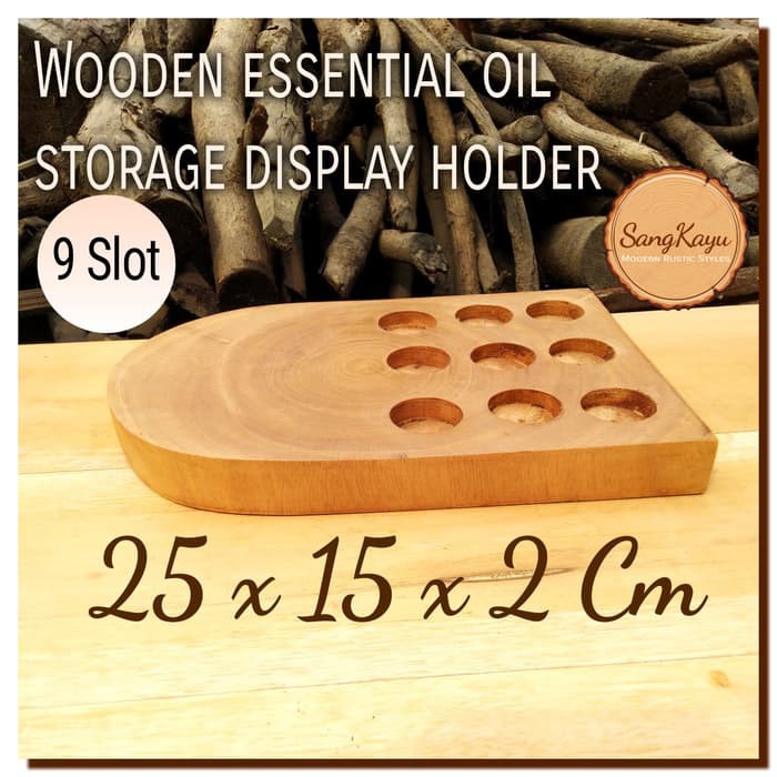 KAYU Sangkayu Aromatherapy Oil Display Rack Aromatherapy Essential Oil ...