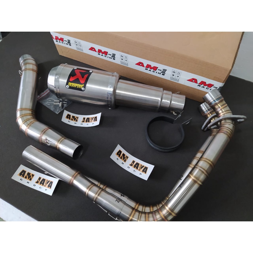 Akrapovic Gp M1 Lorenzo Titan Racing Exhaust Yamaha R25 R 25 Mt25 Mt 25 ...